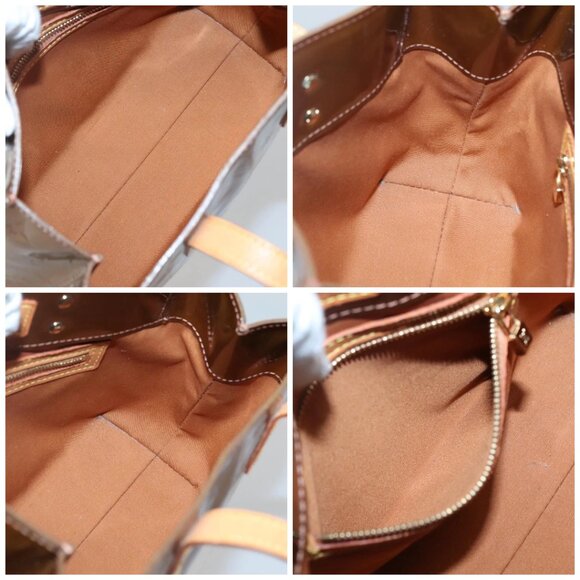 LOUIS VUITTON Monogram Vernis Reade PM Hand Bag Bronze - Picture 14 of 15